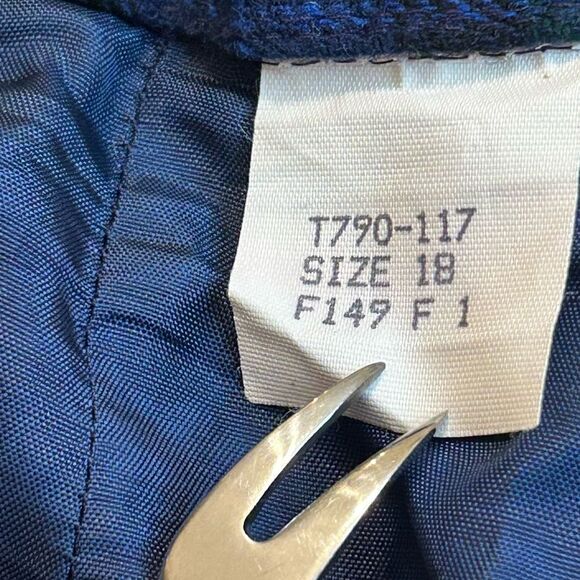 Pendleton Pants Womens 18 Authentic Smith Tartan Plaid Lined Virgin Wool VTG USA - Picture 10 of 15